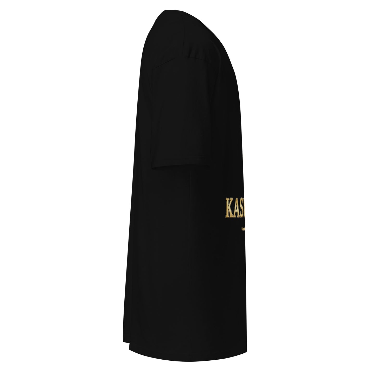 KASH CROWN Crowned Dollar Tee in black — right side view