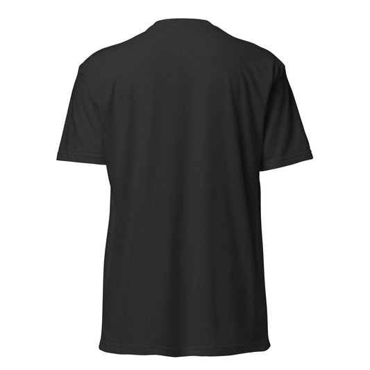 KASH CROWN Feel The Pressure Flame Tee in black — back view