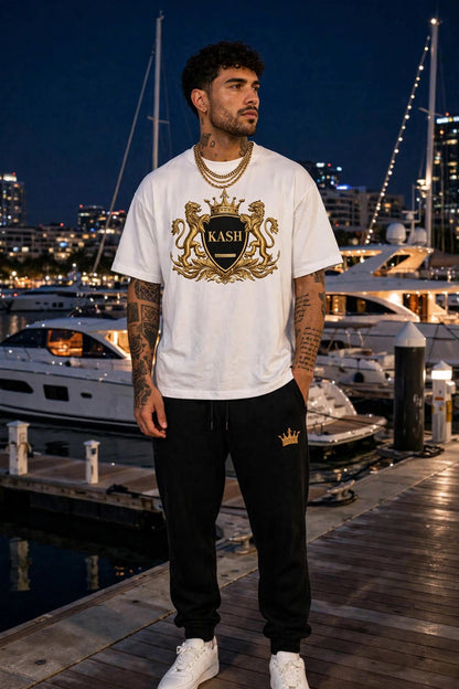 KASH CROWN Crest Emblem Tee — Essentials