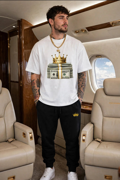 KASH CROWN Crown & Cash Tee — lifestyle photo