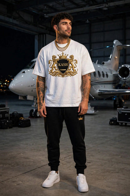 KASH CROWN Crest Emblem Tee — Essentials