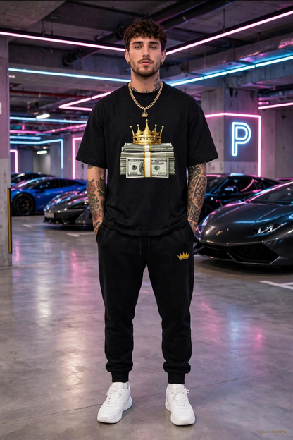 KASH CROWN Crown & Cash Tee