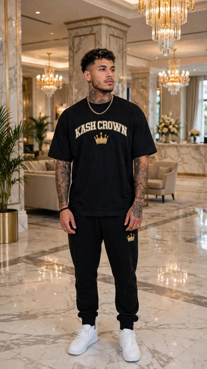 KASH CROWN Varsity Arch Tee — Essentials