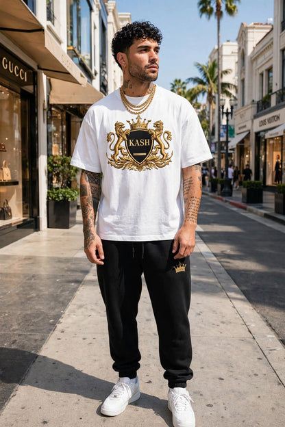 KASH CROWN Crest Emblem Tee — Essentials