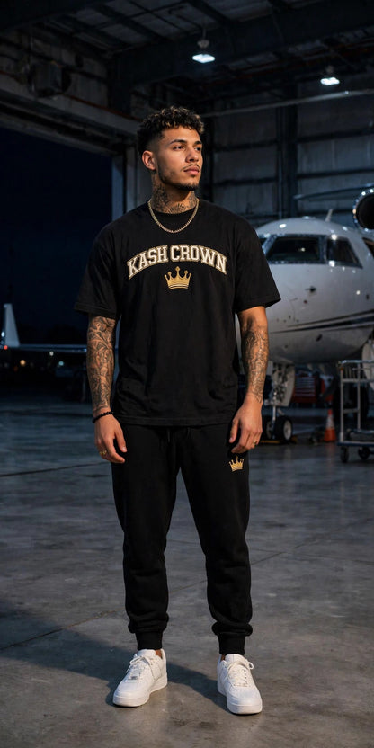 KASH CROWN Varsity Arch Tee — Essentials