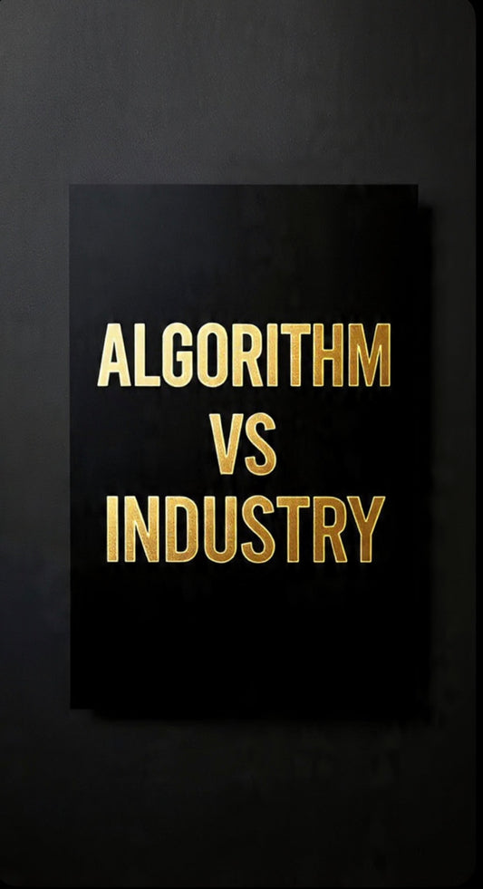 ALGORITHM VS INDUSTRY Poster