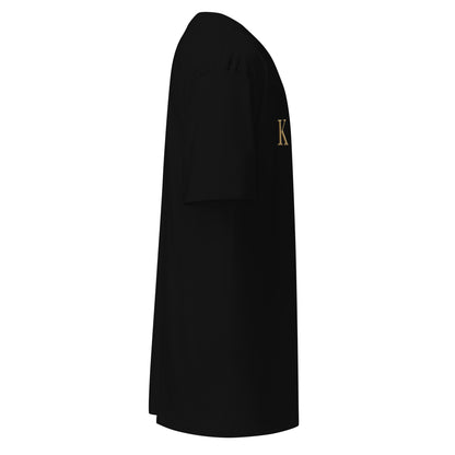 KASH CROWN Crowned Queen Tee in black — right side view